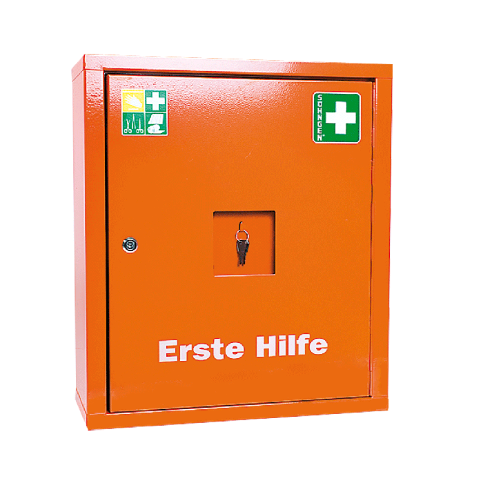Verbandschrank EUROSAFE Industrie Norm Plus orange