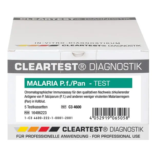 Cleartest Malaria P.f./Pachet Pan: 5 casete de testare | Pachet (5 teste)