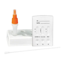 Cleartest SARS-CoV-2/Influenza A+B/RSV Pachet: 10 teste, cu accesorii din tampon nazofaringian | Pachet (10 teste)