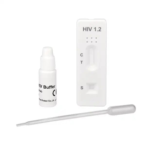 Cleartest HIV 1.2 Pachet: 10 teste, inclusiv accesorii | Pachet (10 teste)