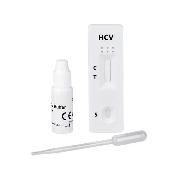 Cleartest Hepatitis C (HCV) Pachet: 10 teste, inclusiv accesorii | Pachet (10 teste)