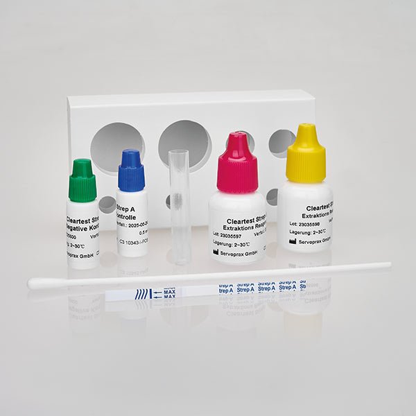 Cea mai clară lumină Strep-A, pachet de benzi de testare: 25 de teste | Pachet (25 teste)