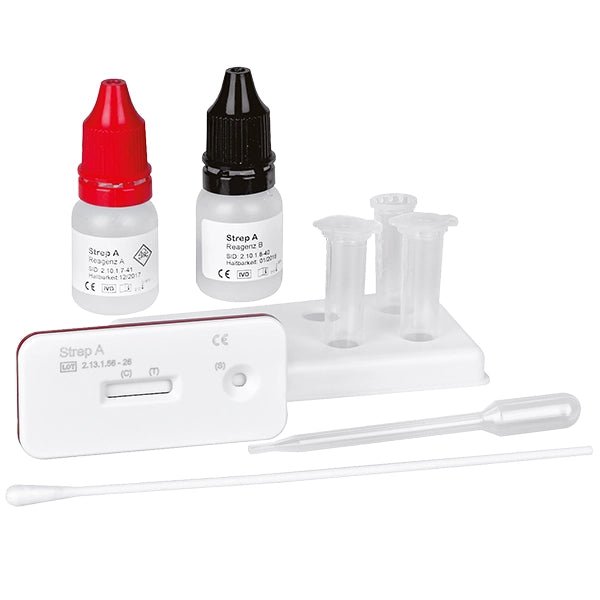 *Cleartest Strep-A Eco Pack: 20 de casete de testare, inclusiv accesorii (fără soluție de control | pachet (20 de teste)