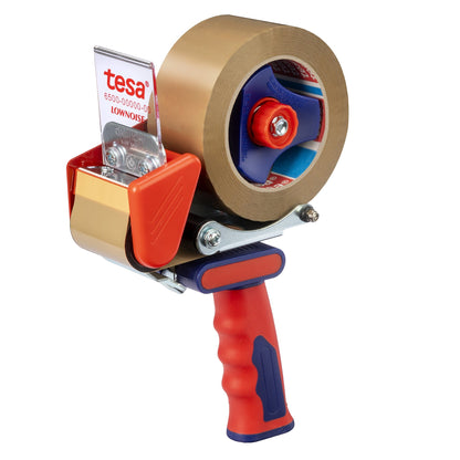 tesa 6500 Verpackungsklebeband-Handabroller Geräuscharm für Rollen mit 50mm Breite