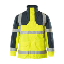 MASCOT® Lungern Parka Multisafe, mare vizibilitate galben/marin