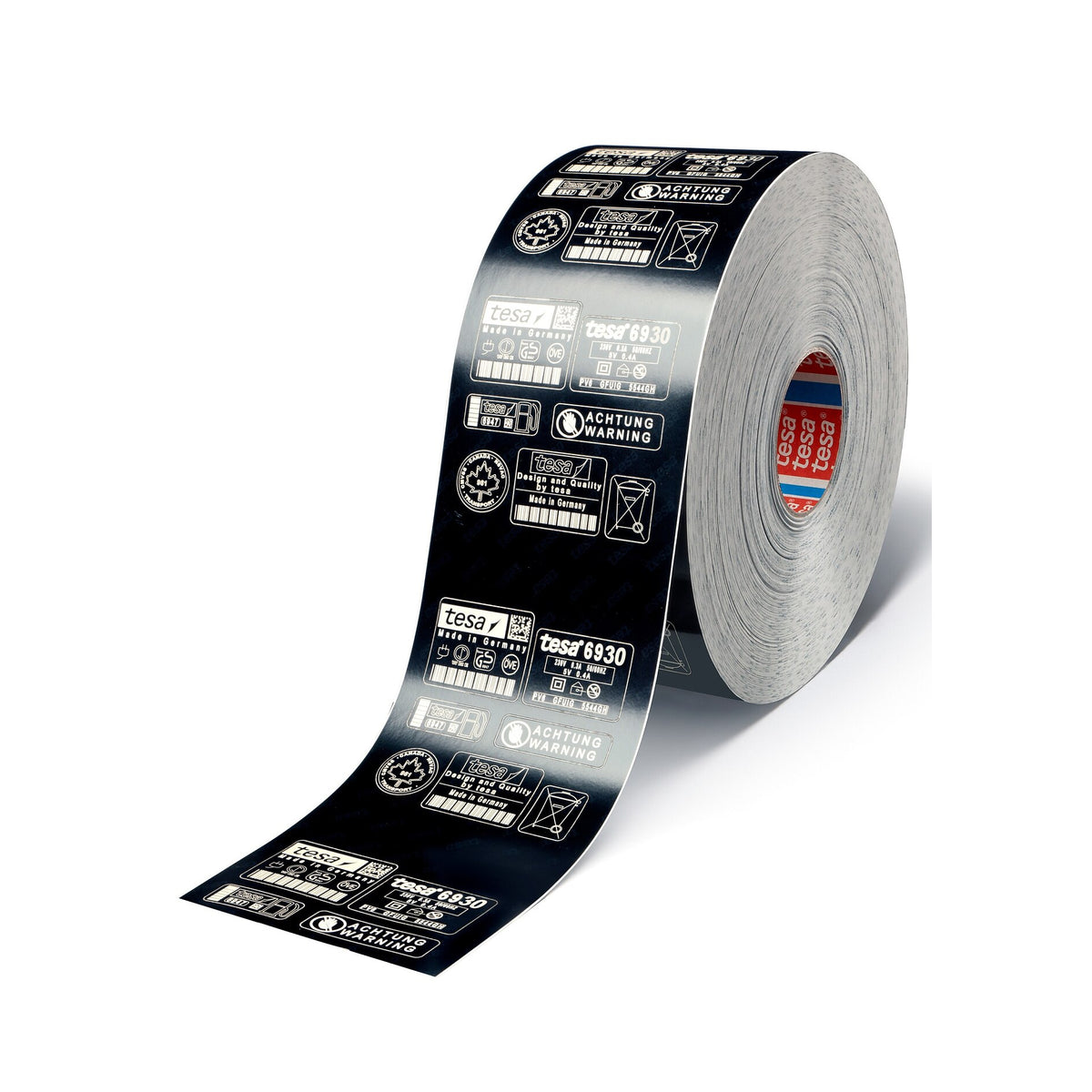 tesa 6930 Laserfolie, 300 m x 120 mm, schwarz-matt