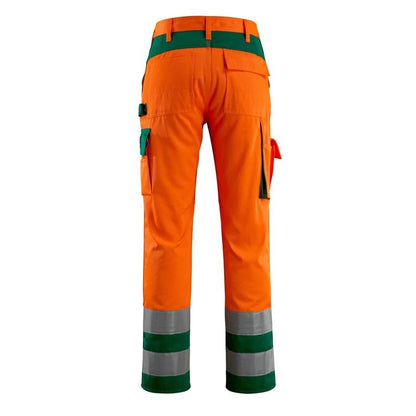 Pantaloni MASCOT® Olinda, portocaliu/verde hi-vis