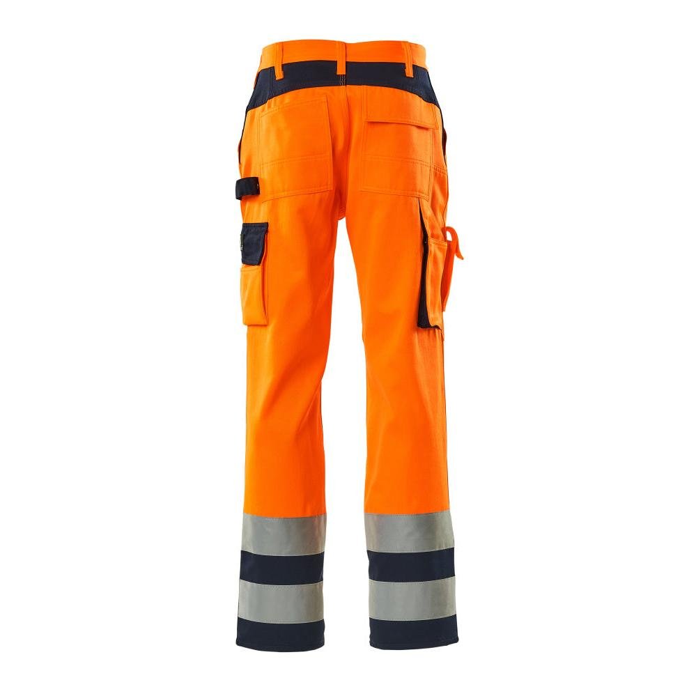 Pantaloni MASCOT® Olinda, portocaliu mare vizibilitate/marin