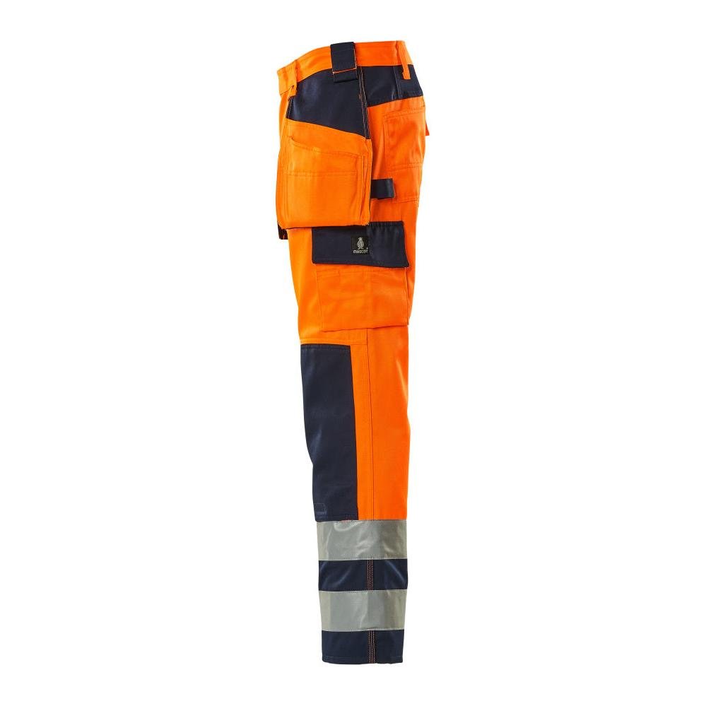 Pantaloni de artizan MASCOT® Almas, portocaliu/bleumarin hi-vis