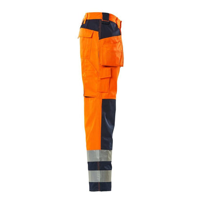 Pantaloni de artizan MASCOT® Almas, portocaliu/bleumarin hi-vis