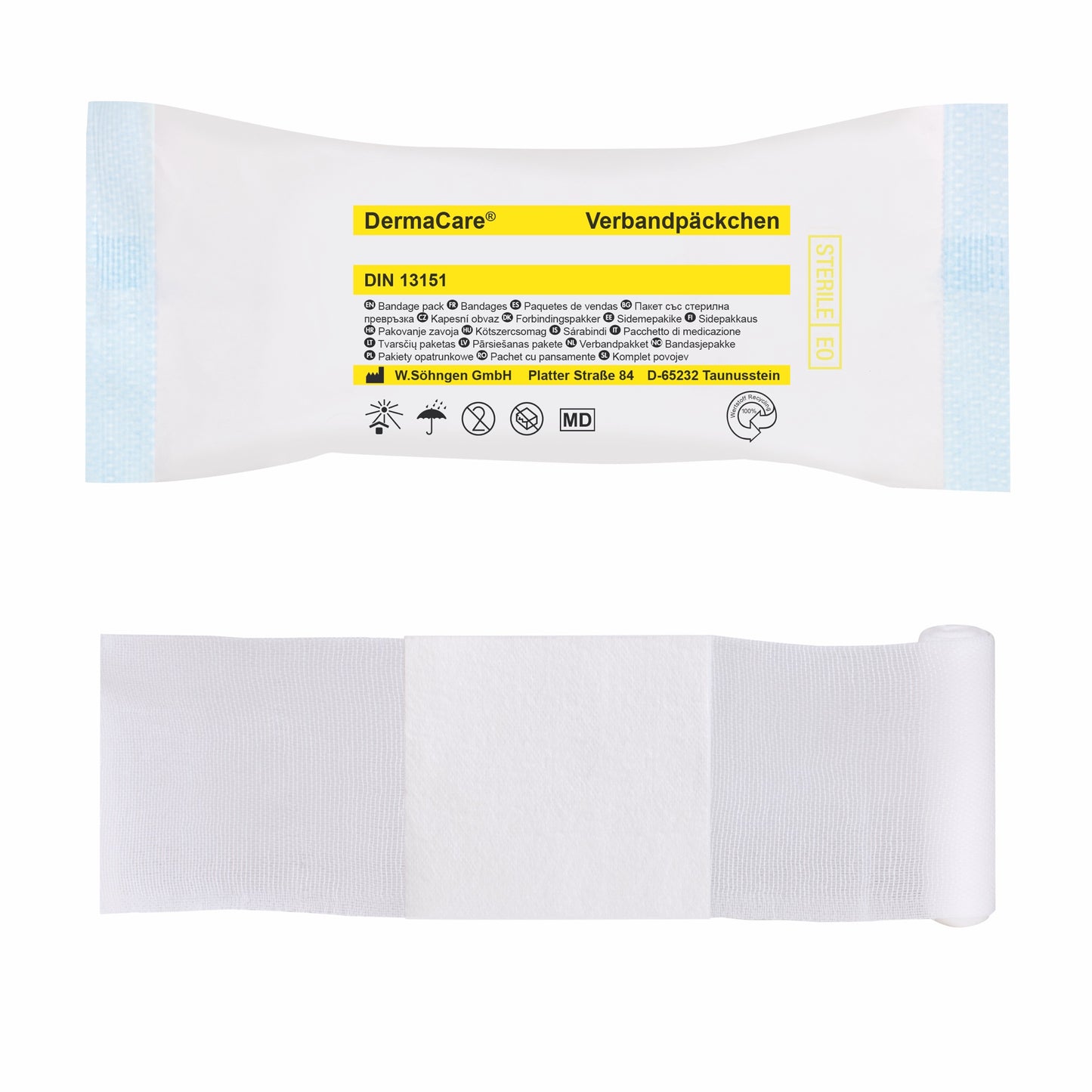 DermaCare® Verbandpäckchen DIN mittel