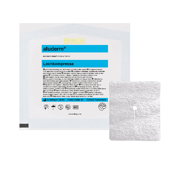 aluderm® Lochkompresse CH 08-30 6 x 7 cm
