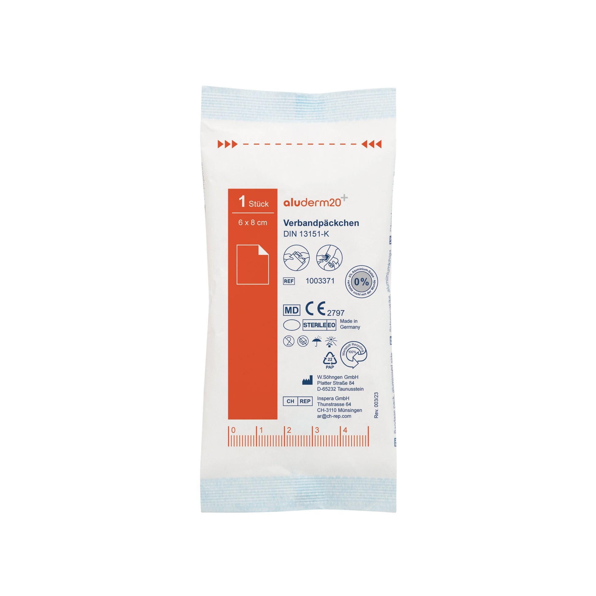 aluderm® Verbandpäckchen DIN klein