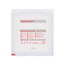 DERMOTEKT®  Compresă pentru exerciții 10 x 10 cm, 2 bucăți, nesterilă