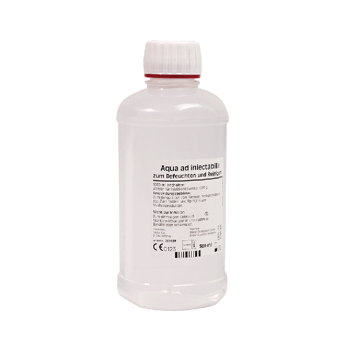 Steriles Wasser 500 ml für Aqua Cool
