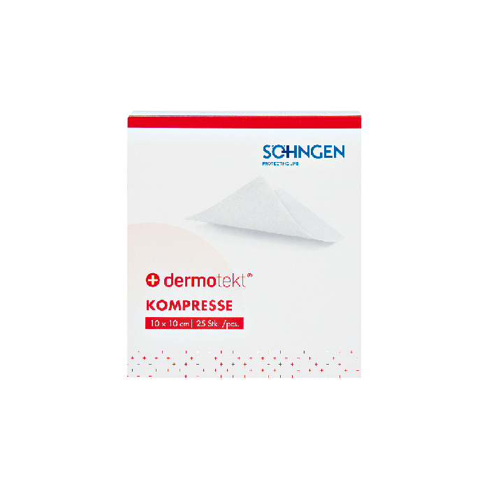 DERMOTEKT® Kompresse 10x10 cm Verpackungseinheit 25 St.