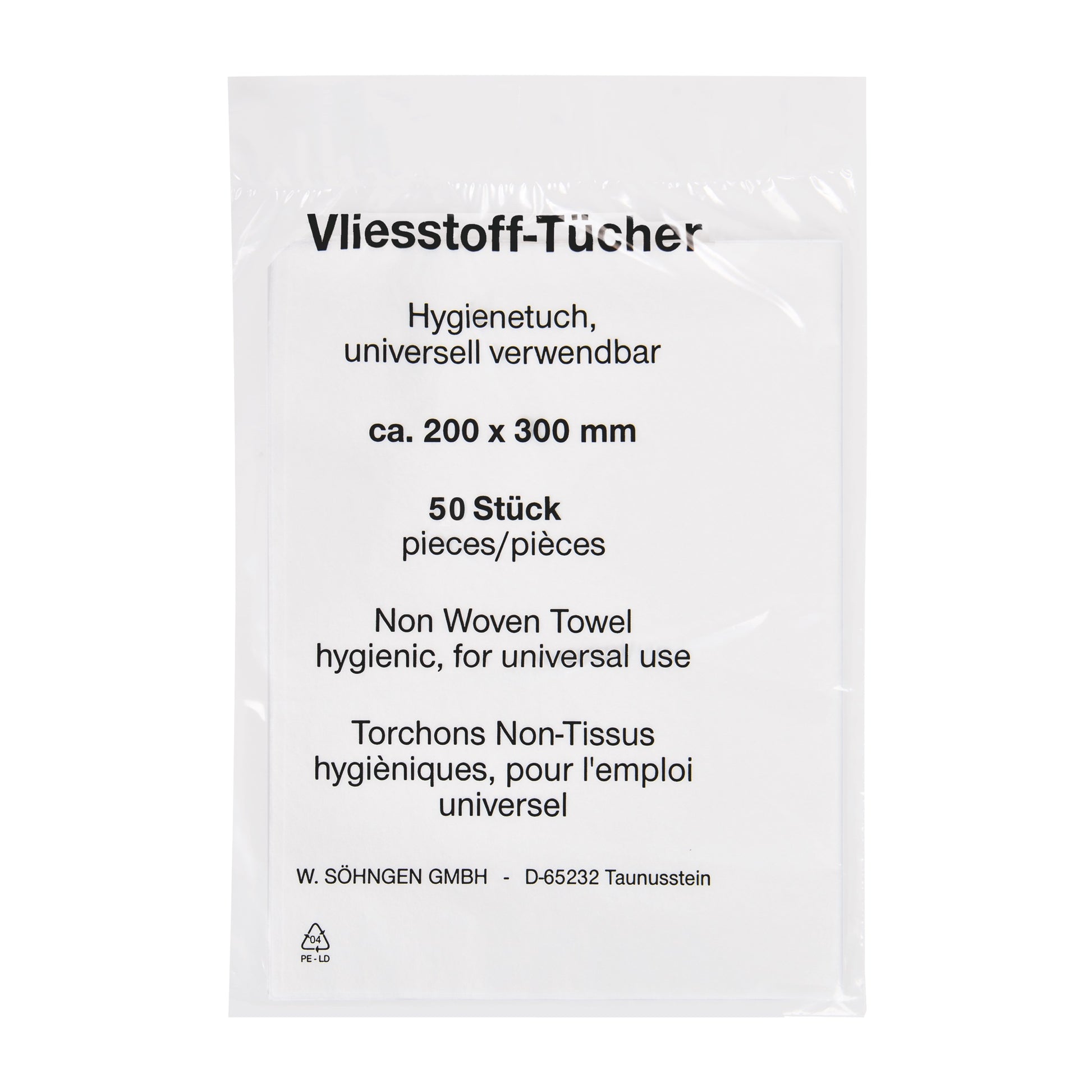 Vliestücher 200 x 300mm à 50 Stück