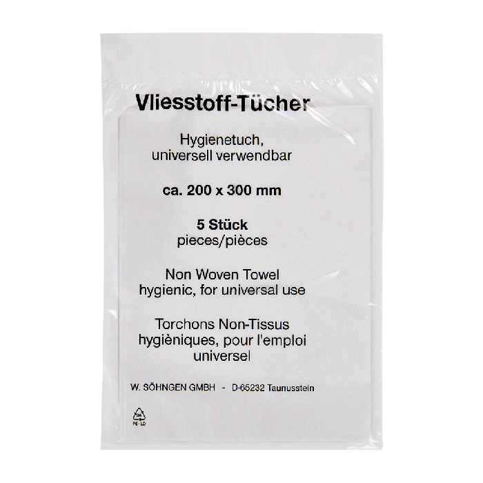 Vliestücher 200 x 300 mm à 5 Stück