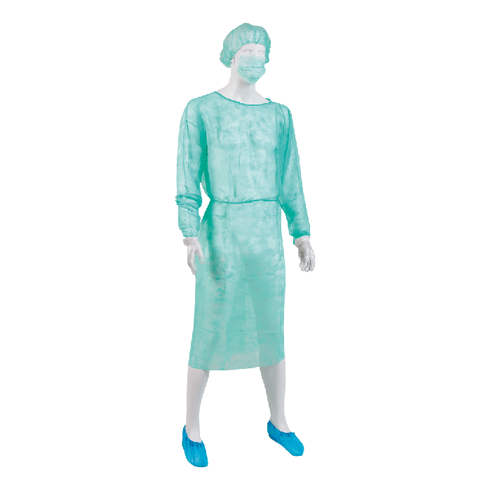 Einweg-Set Schutzbekleidung klein mit Kittel