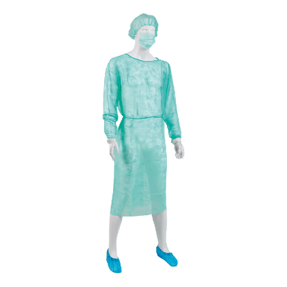 Einweg-Set Schutzbekleidung klein mit Kittel