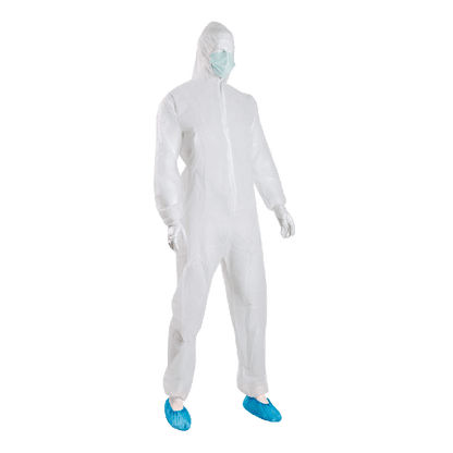 Einweg-Set Schutzbekleidung mit Overall XXL