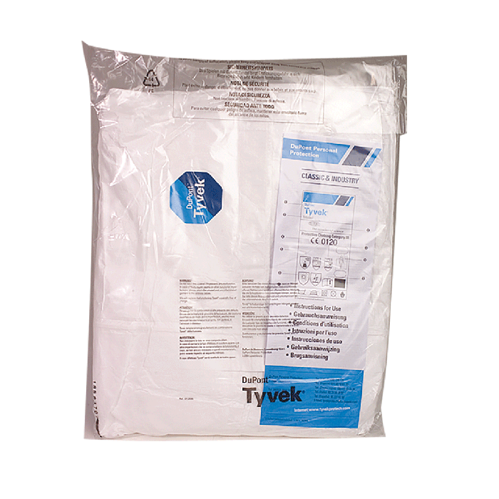 Tyvek® Classic Xpert Schutz- overall Kat.III Typ 5-6 Gr.XXL
