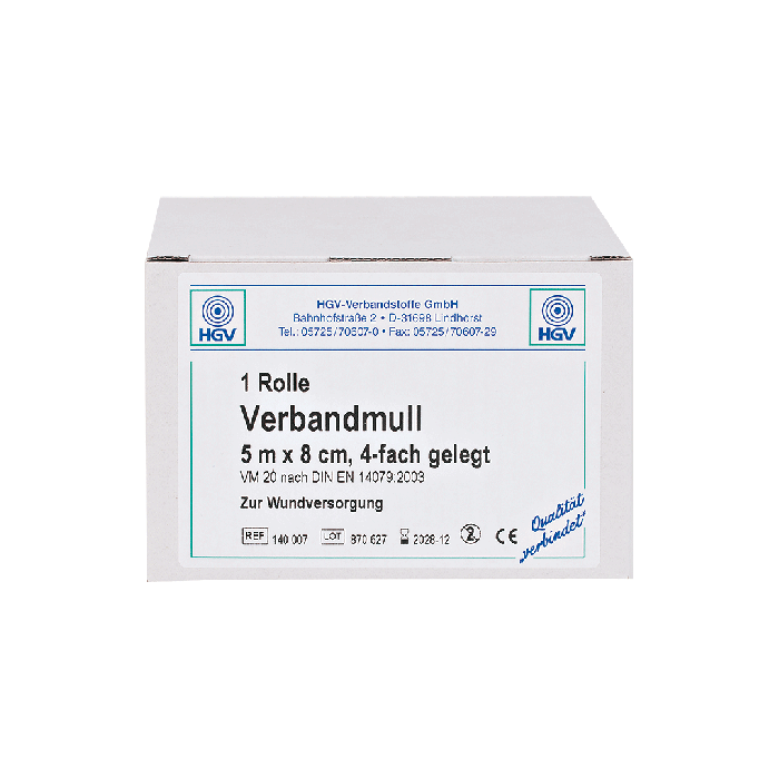 Verbandmull Sprechstundenpackung 5 m x 8 cm