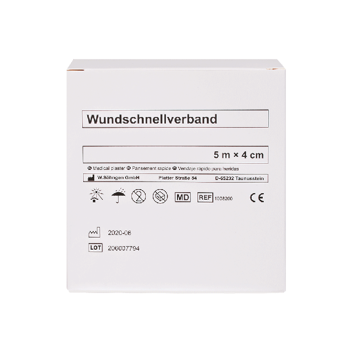 Pflaster-Schnellverband 5 m x 4 cm