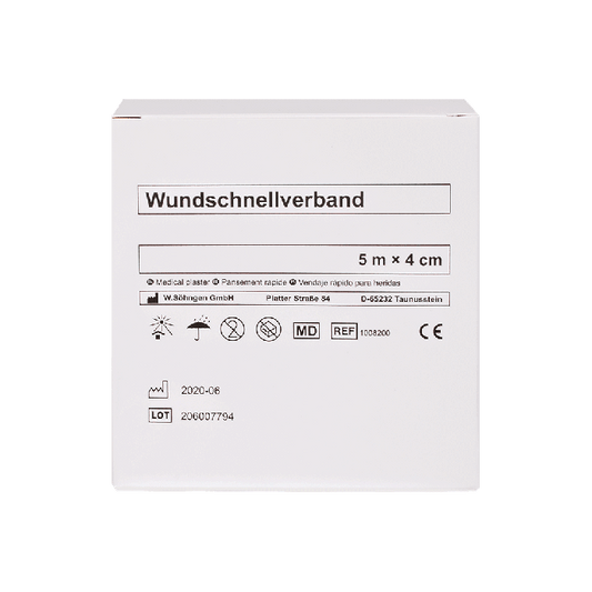 Bandaj rapid din plasture, 5 m x 4 cm