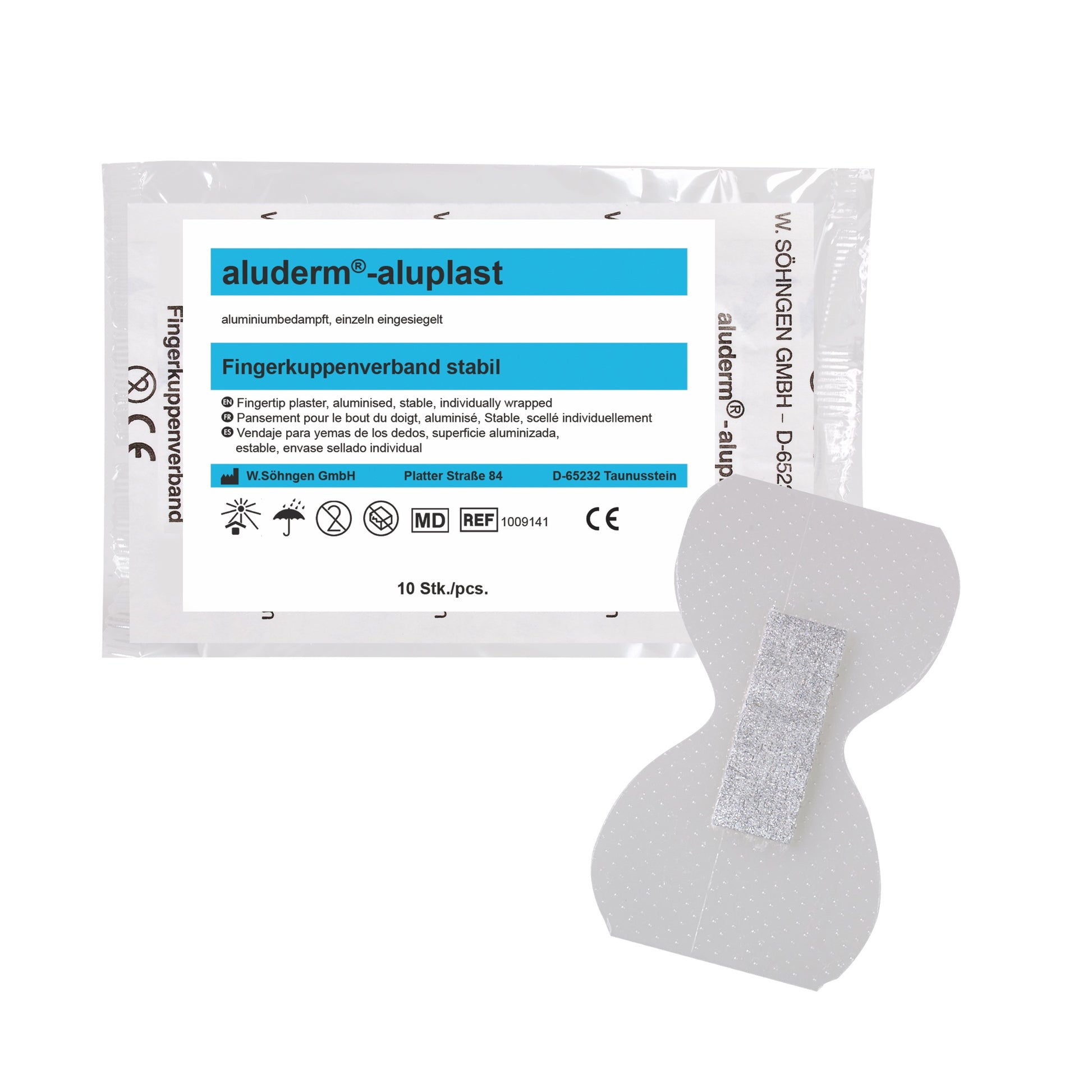 aluderm®-aluplast stabil Fingerkuppenverband 10 Stück