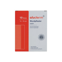 aluderm®-aluplast stabil, 10 bucăți, fiecare de 10 x 6 cm
