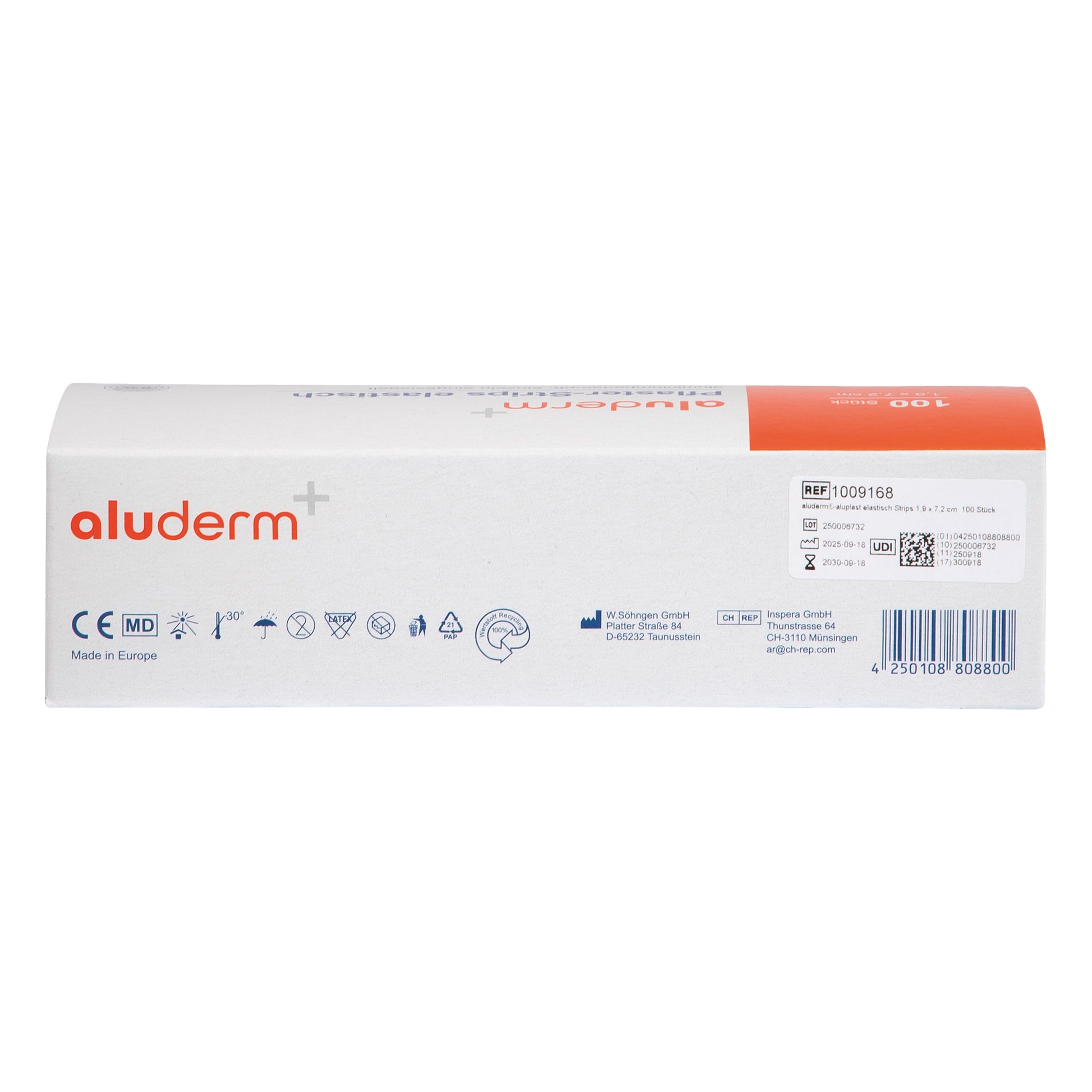 aluderm®-aluplast elastisch Strips 1,9 x 7,2 cm 100 Stück