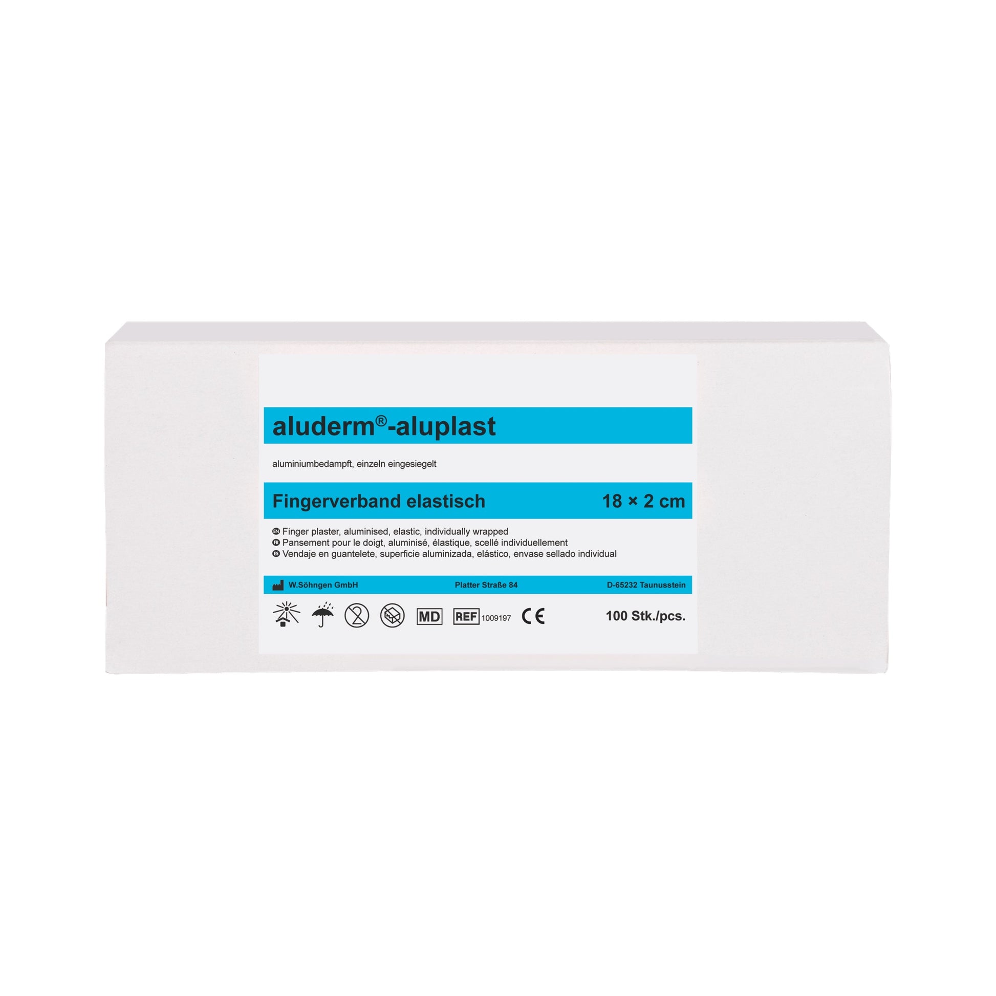 aluderm®-aluplast elastisch Fingerverband 18 x 2 cm 100 Stück