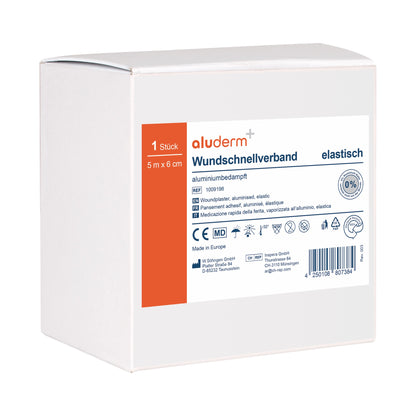 aluderm®-aluplast elastisch - gerollt 5 m x 6 cm