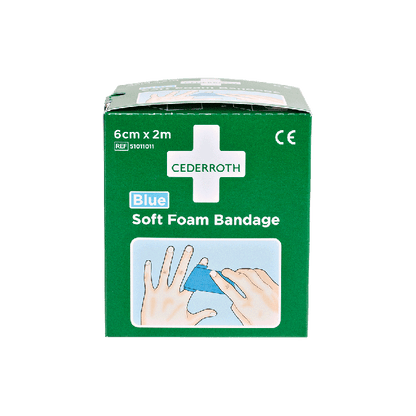 Cederroth Soft Foam Bandage Blue 2 m x 6 cn - Refill 51011011