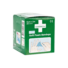 Bandaj din spumă moale Cederroth, albastru, 2 m x 6 cn – Rezerve 51011011