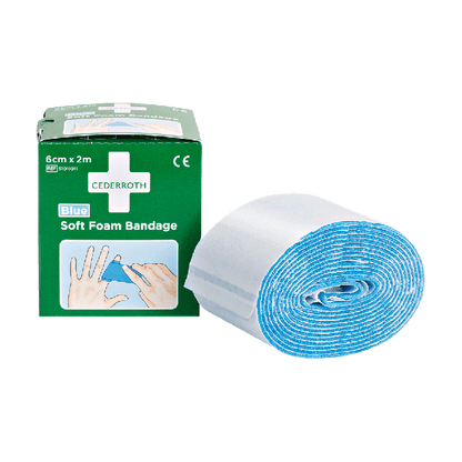 Cederroth Soft Foam Bandage Blue 2 m x 6 cn - Refill 51011011