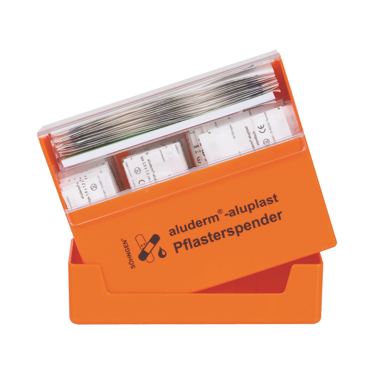 Pflasterspender aluderm®-aluplast gefüllt
