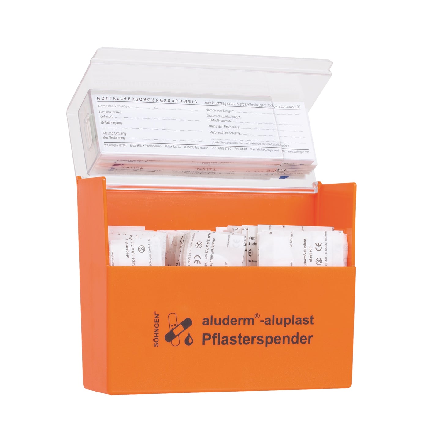 Pflasterspender aluderm®-aluplast gefüllt