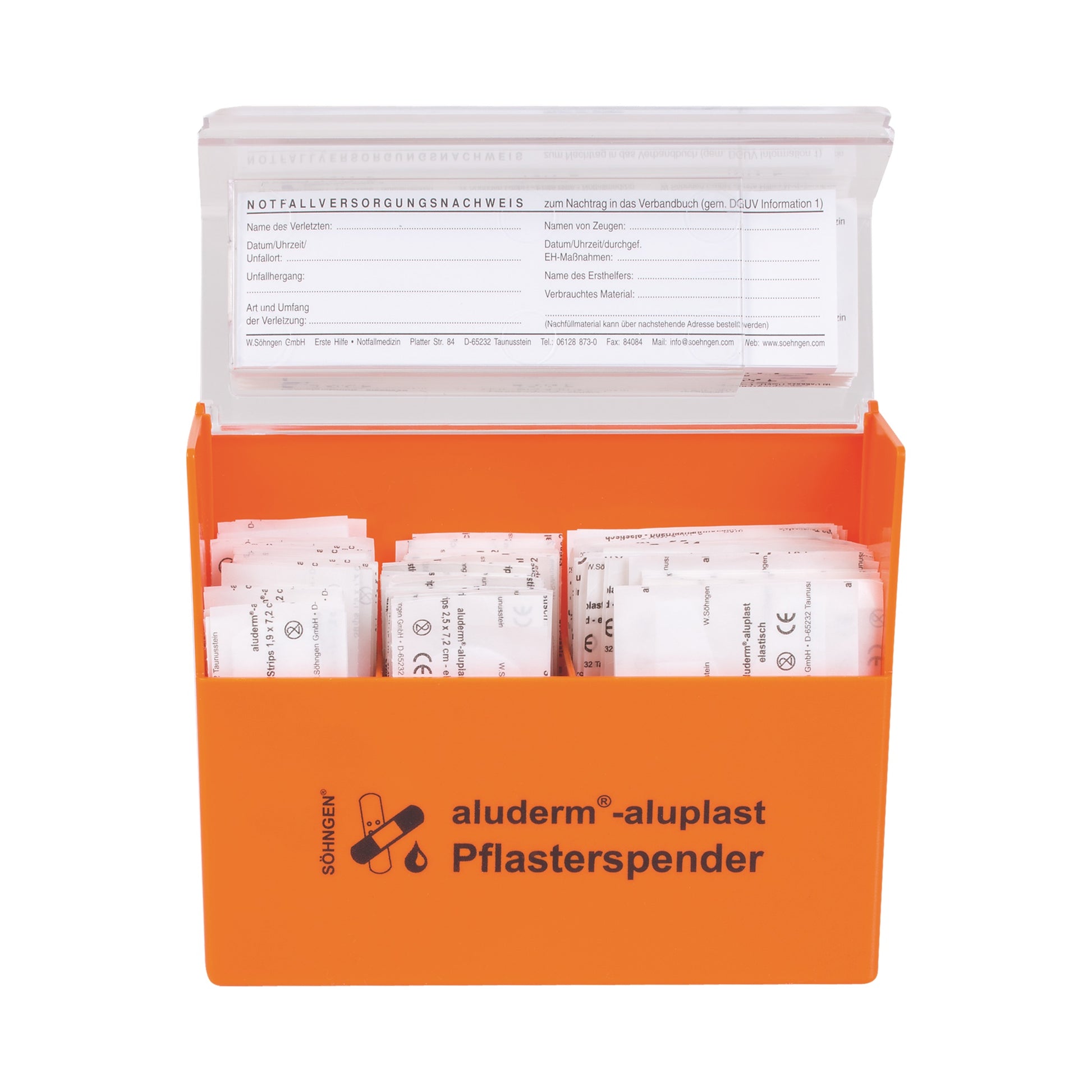 Pflasterspender aluderm®-aluplast gefüllt