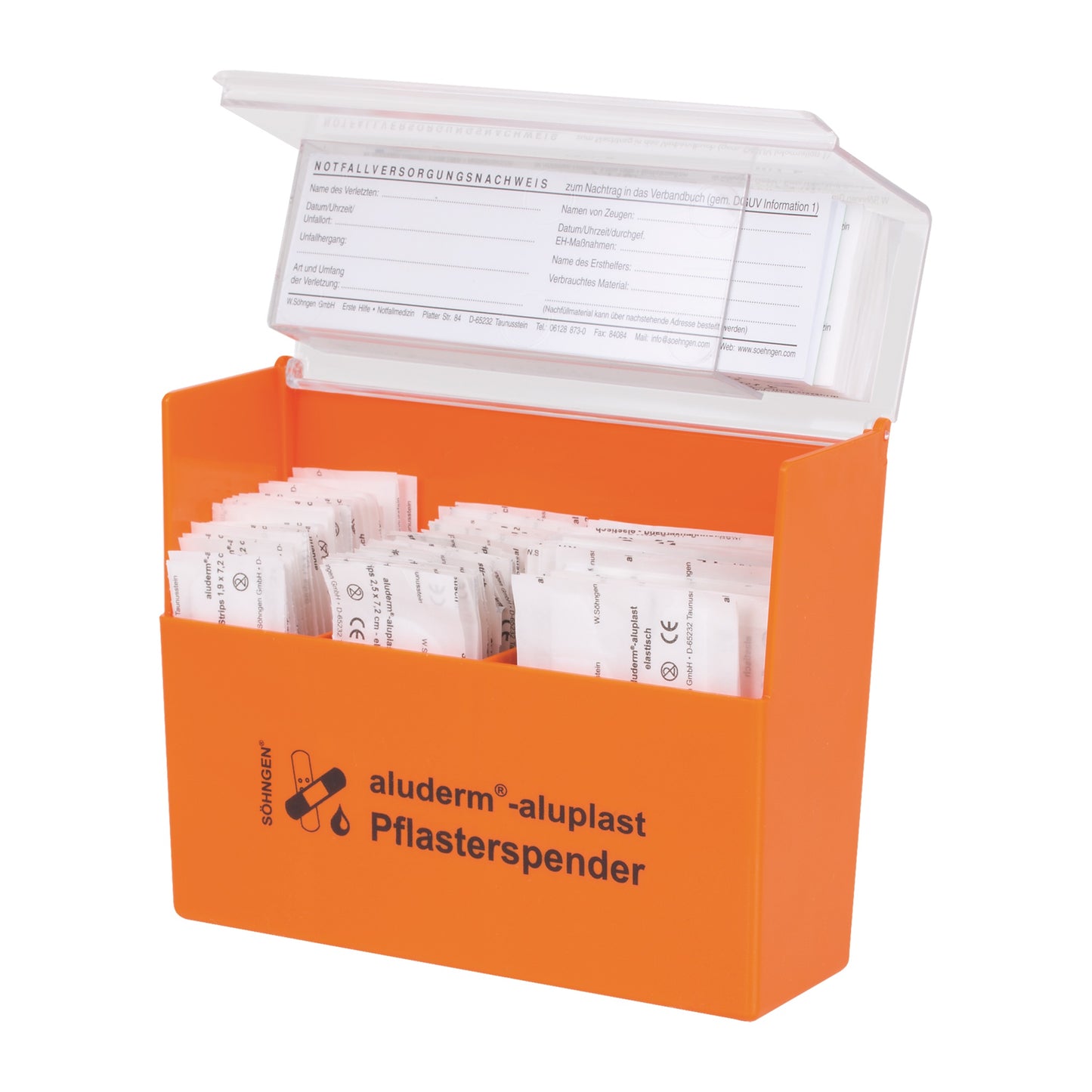Pflasterspender aluderm®-aluplast gefüllt
