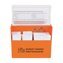 Dispenser pentru plasturi pentru copii aluderm®-aluplast, umplut