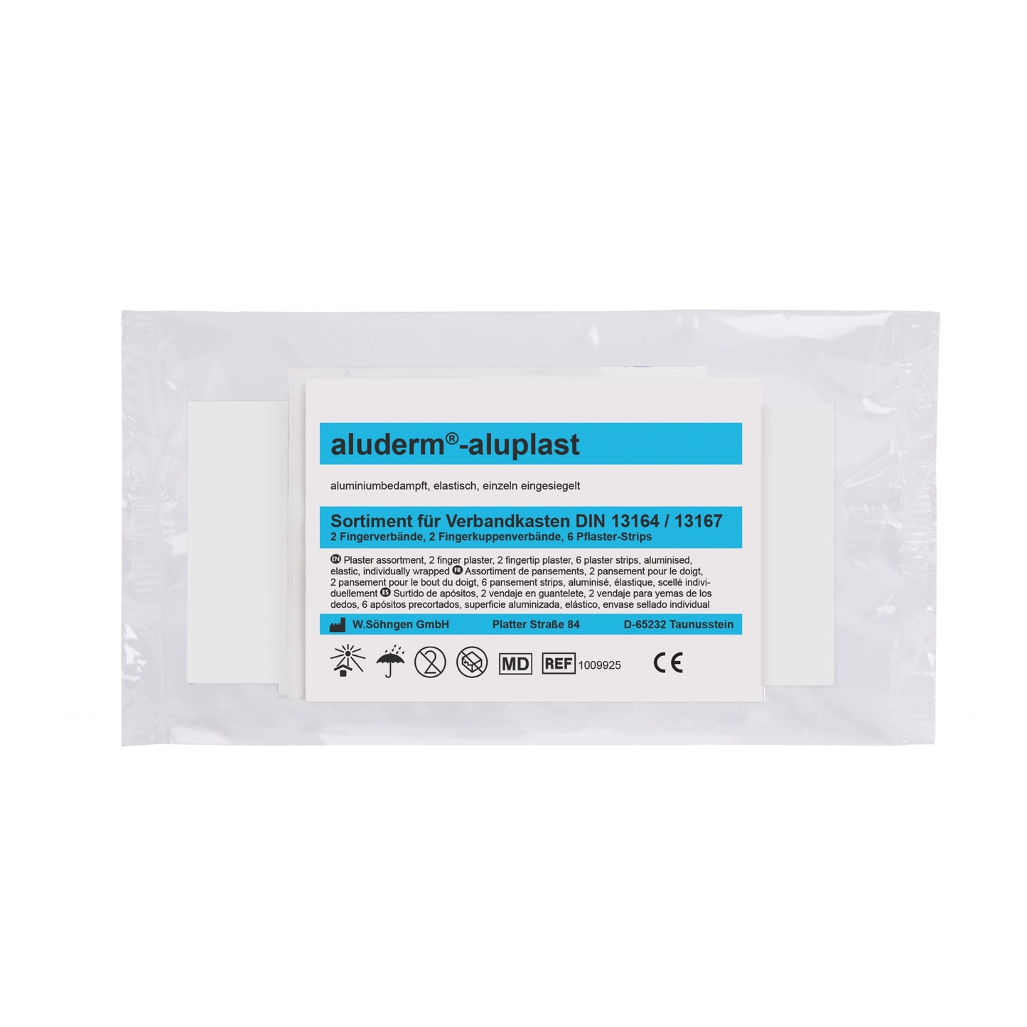 aluderm®-aluplast Sortiment DIN 13164