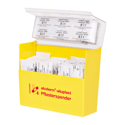 Pflasterspender gelb aluderm®-aluplast gefüllt