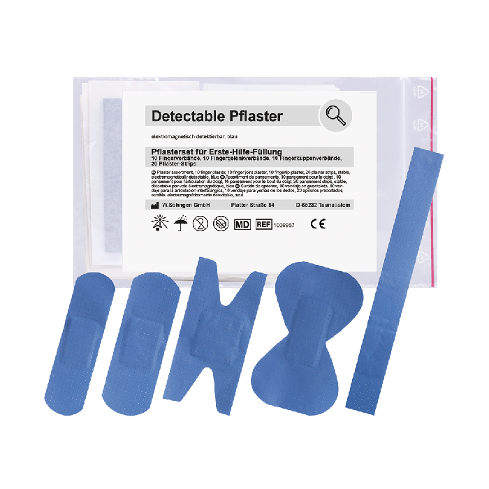 Detectables Pflasterset für Erste-Hilfe-Füllung
