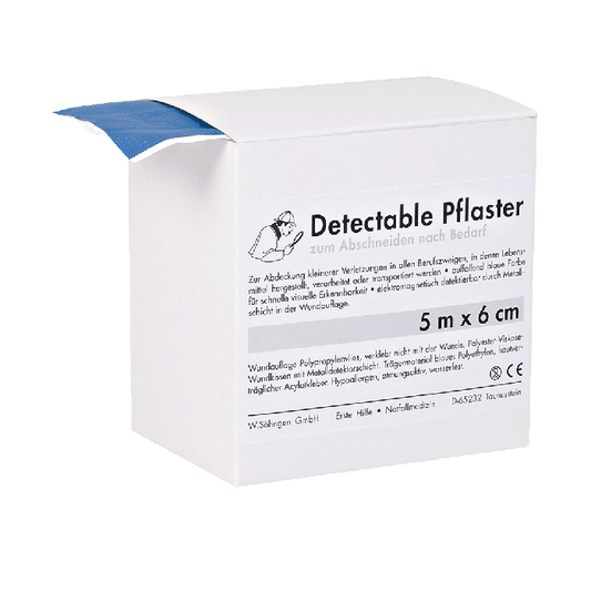 Bandaj adeziv detectabil 5 m x 6 cm