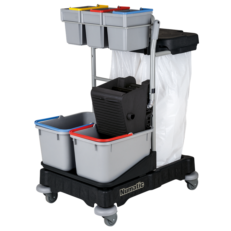 Cărucior de curățare Numatic ProCar 4G Black | Pachet (1 bucata)