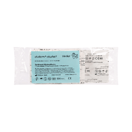 Set de plasturi elastici pentru copii aluderm®-aluplast, 20 de bucăți