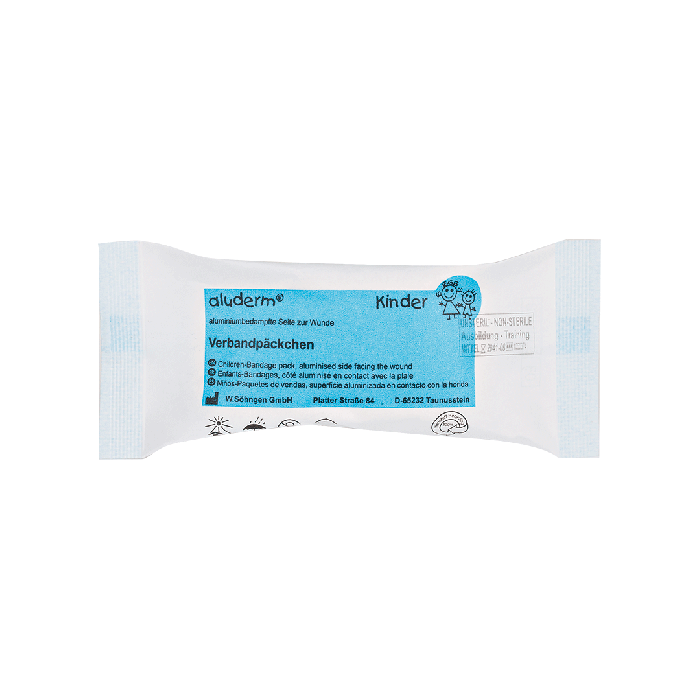 aluderm® KINDER Übungs-Verband päckchen mittel unsteril