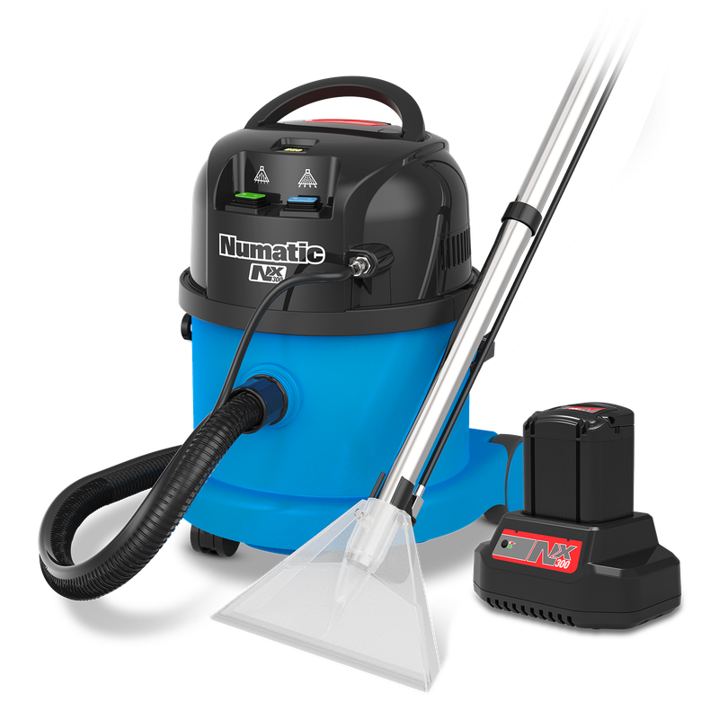 Dispozitiv de extracție cu pulverizare a bateriei Numatic CTB370NX/1 Covor, albastru, set de accesorii A40B(B) | Pachet (1 bucata)